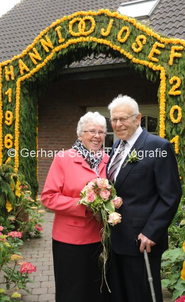 Goldenen Hochzeit Johanna und Josef Reummen